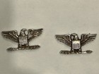 Vintage Vietnam US Military Colonel Insignia Pair Hilborn Hamburger Sterling S22 — photo 1