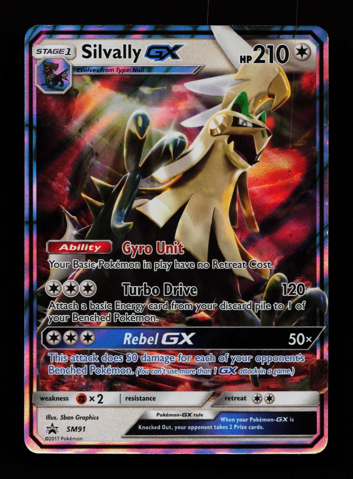 Silvally GX 90/111 Holo Holo GX Rare Crimson Invasion Pokemon Cards