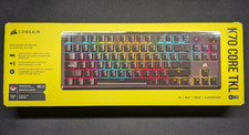 Corsair K70 CORE TKL RGB Mechanical Gaming Keyboard MX Red v2   Open Box