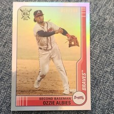 Topps Big League Rainbow Foil Ozzie Albies #52 Veterans & Rookies /199 Braves