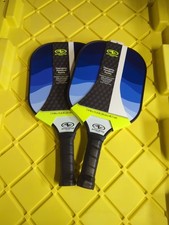Athletic Works Fiberglass Pickleball Paddle, Blue Wave LOT OF 2 B13