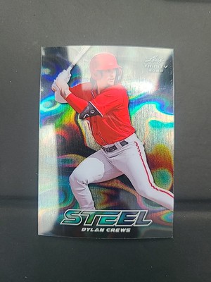 2023 Leaf Trinity Mega Box - Steel Dylan Crews #S-20 Silver Lava (RC)