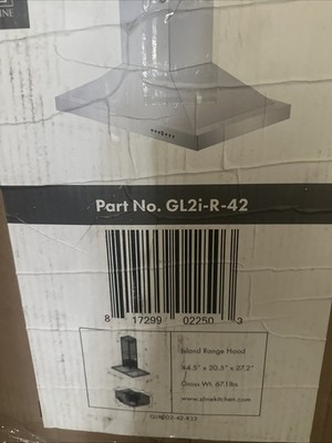 Z Line Kitchen  ZLGL248 48'' Stainless Steel Kitchen Range Hood
