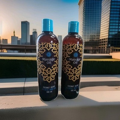 Huile de massage orientale Corps Relax Body Oil  coco 600ml x2
