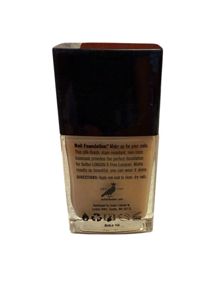 Base de uñas Butter LONDON capa base impecable y capa superior rápida PD talla completa Foto 3 de 4