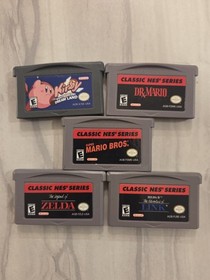 Gameboy Advance lotto 9 giochi testati funzionanti e autentici Castlevania Nes Classics