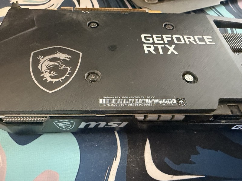 MSI GeForce RTX 3060 Ventus 3X 12G OC Graphics Card – Good Condition