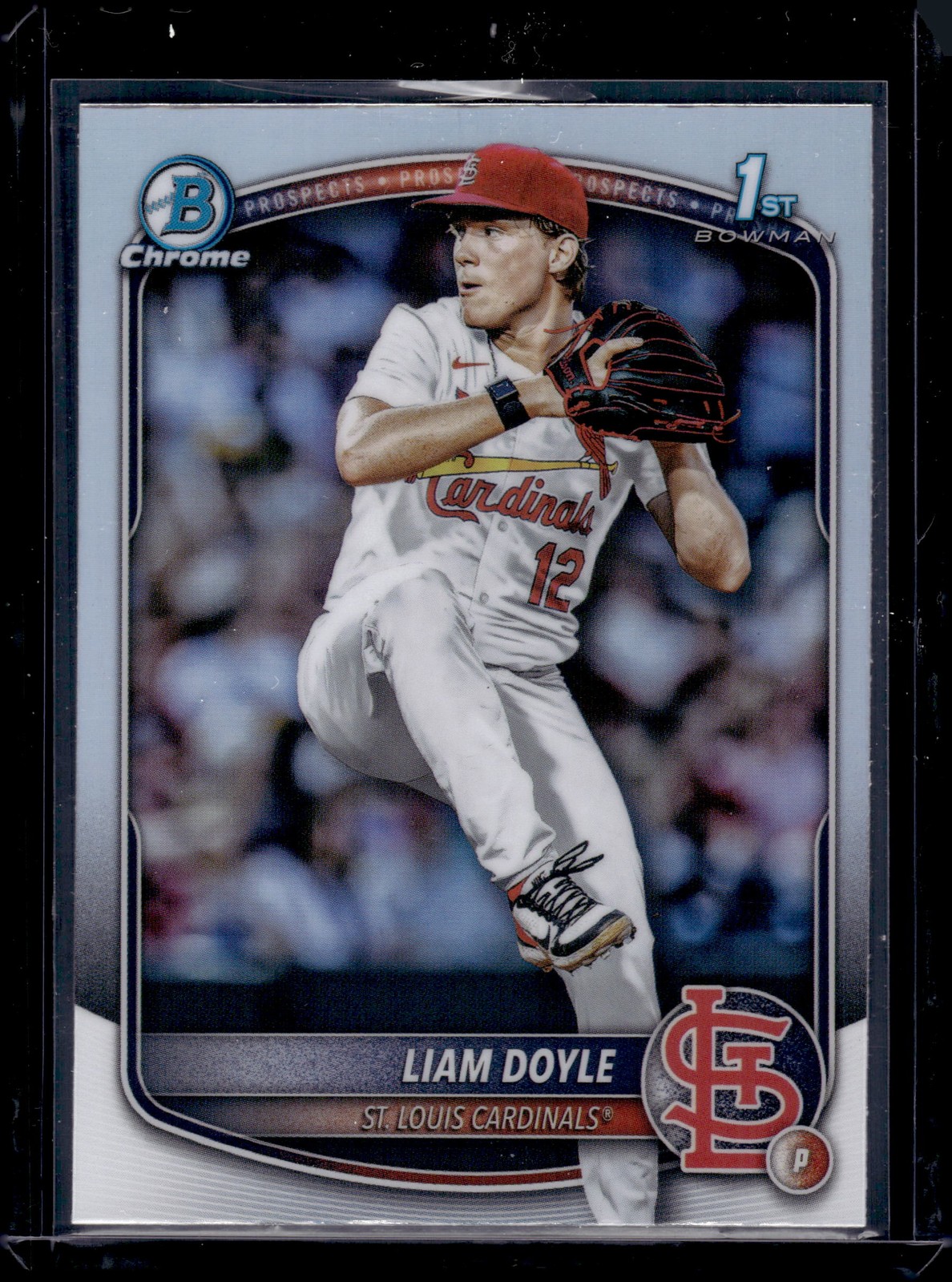 2025 Bowman Draft #BDC-12 Liam Doyle Chrome Refractor 2025 Bowman Draft