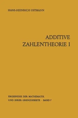 Hans-H. Ostmann | Additive Zahlentheorie | Taschenbuch | Deutsch (2013) | ix