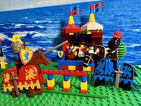 Lego Castle: 6060 Knight's Challenge  With Original Instructions + Minifigures