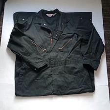 2X Size 46 Vintage Walls Master Made Men's Dark Green Coverall Bibs Work Gear