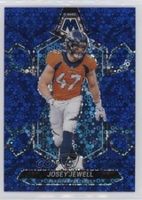 2024 Panini Mosaic No Huddle Blue Mosaic Prizm 3/75 Josey Jewell #33 11oh