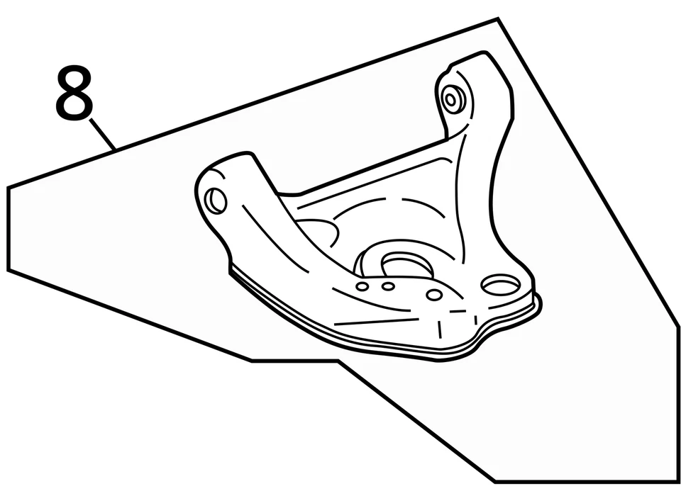 Chevrolet GMC Astro Safari 1992-2005 brazo ASM FRT LWR cont 15969294 - nuevo OEM Foto 3 de 3