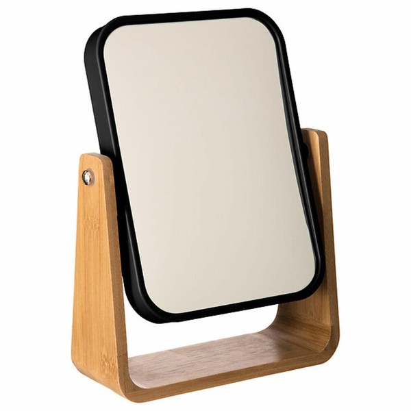 5Five Simply Smart Kosmetikspiegel Natureo Black, Schminkspiegel, 16X22 Cm-image
