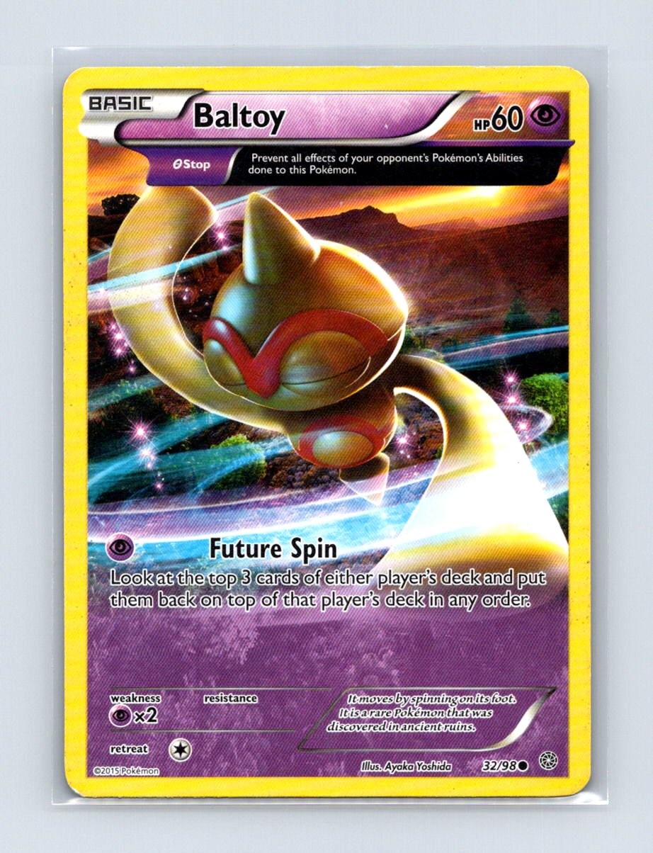 Baltoy 32/98 Common Ancient Origins Pokemon Lightly Played
