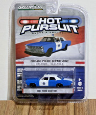 GREENLIGHT  1/64 HOT PURSUIT  1967 FORD CUSTOM CHICAGO POLICE DEPT SERIES 16