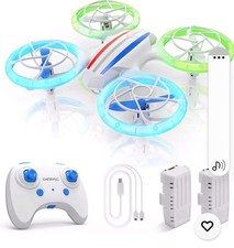D23 Mini Drone per Bambini, Quadcopter RC con 5 modalità LED, Altitude Hold e 36
