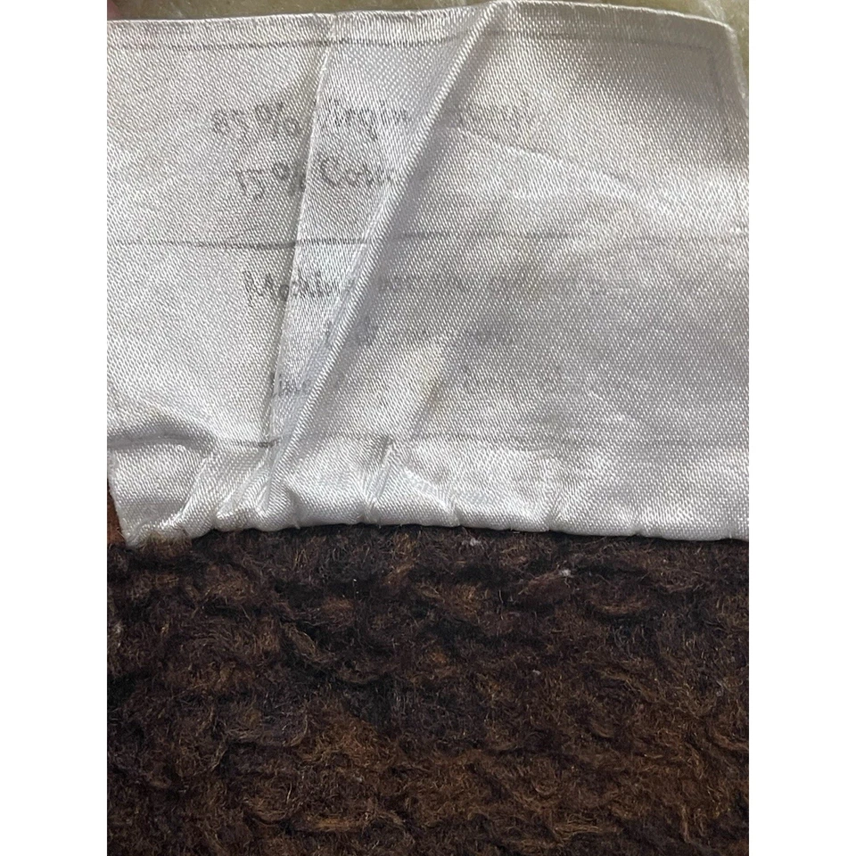 Manta de Colección Safari Tejedores Caballo Poni Reversible Marrón Crema Gris con Alemania Plu Foto 4 de 4