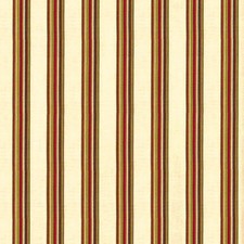 Green&Tan Stripes Full Bed Skirt Drop Length: 16 inches