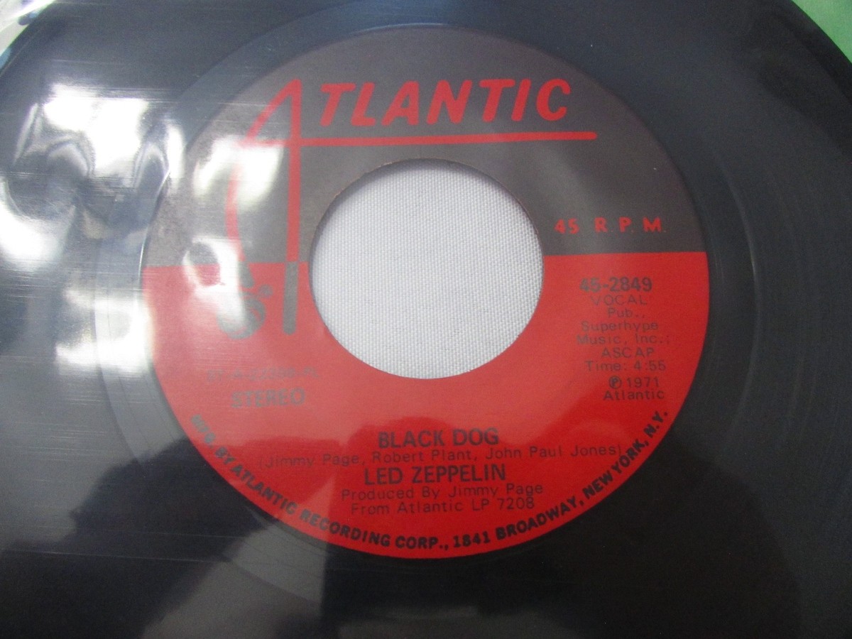 LED ZEPPELIN BLACK DOG 7