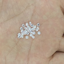 CZ Loose 1 MM Cubic Zirconia Diamond Round 1 Pcs VVS1 Clarity .005ct #74
