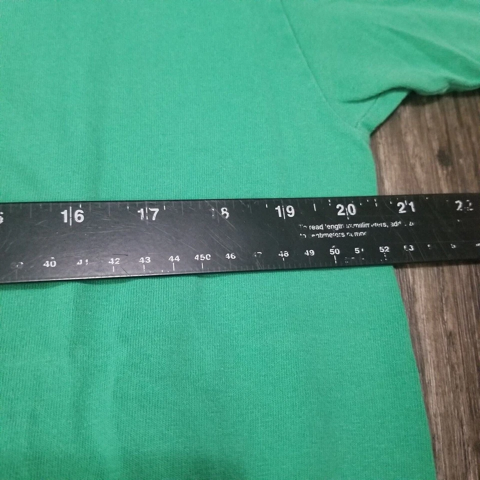 Vintage y2k Kerusso Green 24/7 Jesus Religious T-Shirt men L 2003 Matt 28:20 - Image 3 of 4