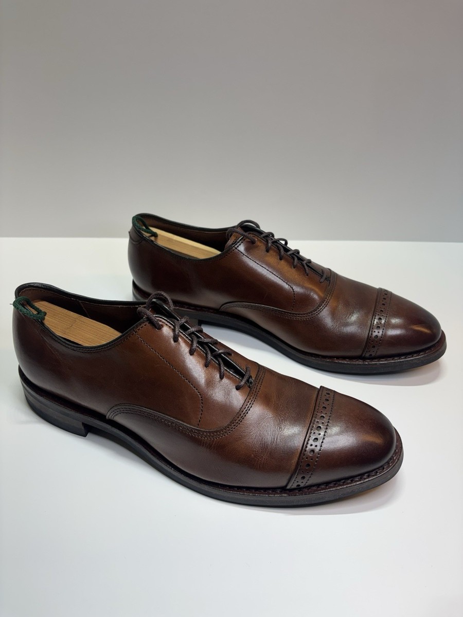 Allen Edmonds 5th Avenue Oxford Mens 10 Brown Leather Dress  display picture 2