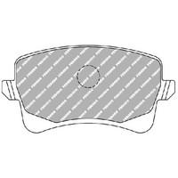 Bremsbelagsatz Scheibenbremse Hinten FüR Audi A4 8K 07 Bis 16 Ferodo Cahb Cnha