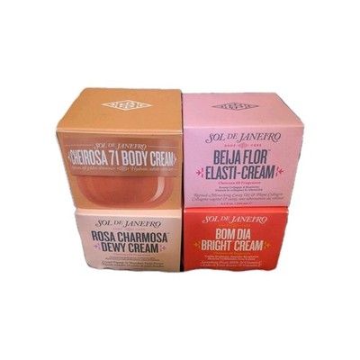 Sol de Janeiro Body Cream Set 4 Pack Beija Flor Bom Dia Rosa Hermosa Cheirosa 71
