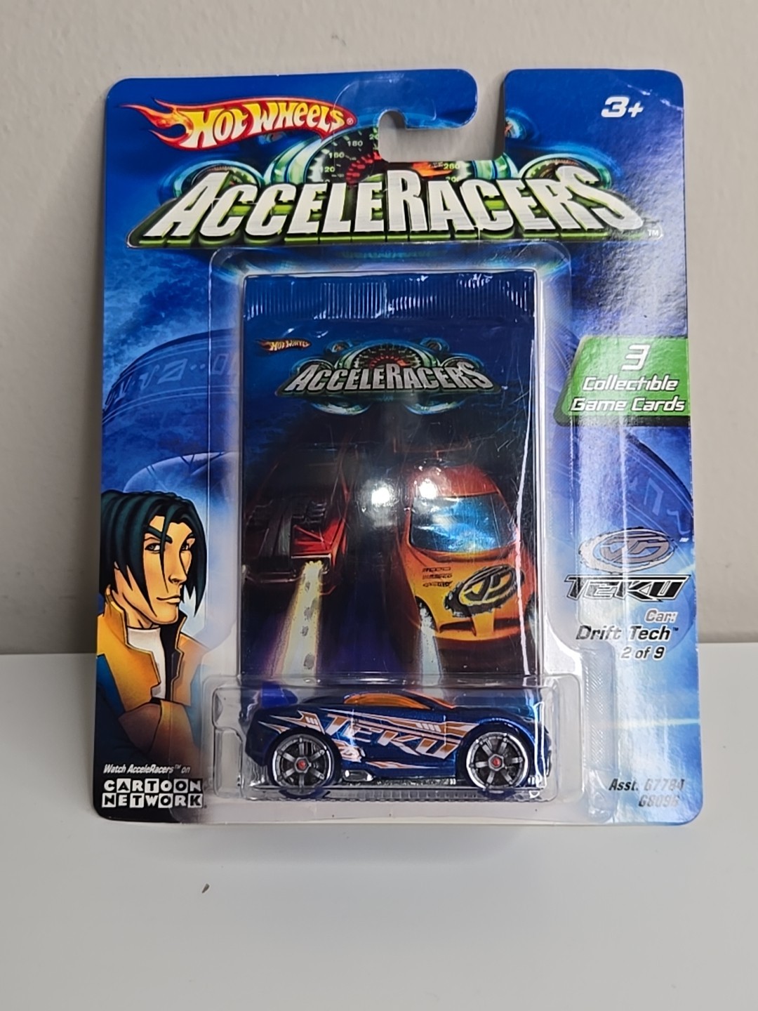 Hot Wheels Acceleracers Teku Drift Tech Blue Wing Bad Card AC5