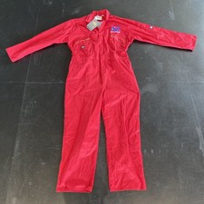 Dickies Full Length Mens Red Overalls New Tags 50” Regular Thick cotton Quality
