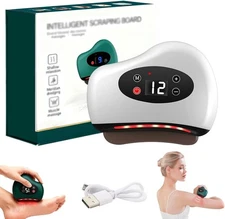 Heated Gua Sha,3in1 Muscle Care Vibrator,Wireless Portable,Suitable for All part