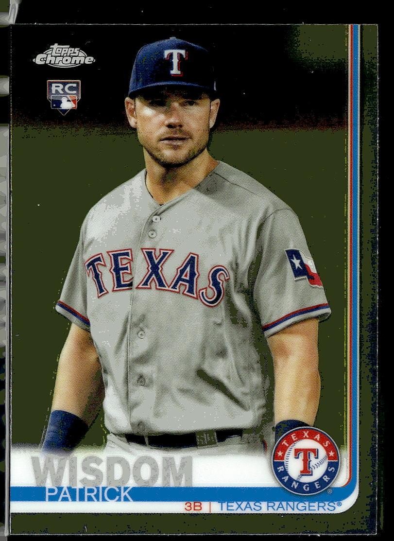 2019 Topps Chrome #146 Patrick Wisdom Rookie Texas Rangers