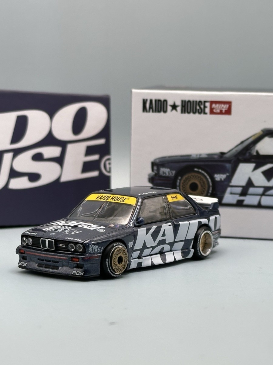Kaido House x Mini GT 1:64 BMW M3 (E30) Kaido Works V1 Dark Blue