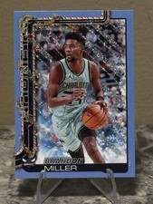 Brandon Miller 2025-26 Topps Holiday Basketball Blue Metallic Glitter [jm42