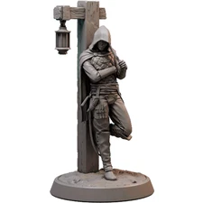 Half-Elf Rogue – 32mm Resin Miniature | Stealth Adventurer for D&D & Tabletop RP