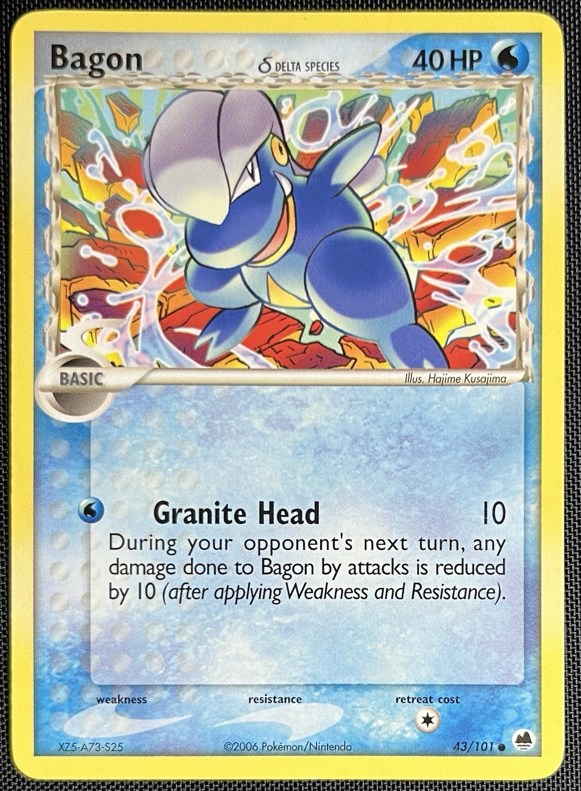 Bagon 43/101 Pokemon English EX Dragon Frontiers 2006