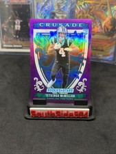 2025 Panini Rookie and Stars - Crusade Tetairoa McMillan Purple 35/35 SP Bookend