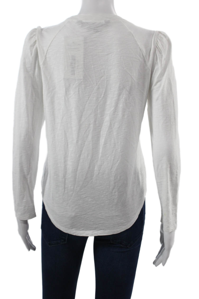 Veronica Beard Womens Basic Crew Neck Long Sleeve… - image 3