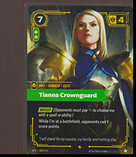 Tianna Crownguard Unit Elite SFD 060/221 EN 2025 Riftbound League of Legends — live eBay listing