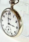 Antique Ingersoll Reliance 7J Pocket Watch 16s Silver Tone RUNNING C. 1917 -5B — photo 3