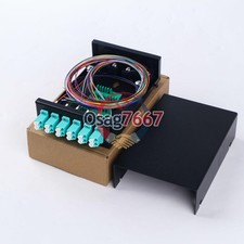 Fiber Optic Terminal Box 12 core LC MM OM3 adapter pigtail 6 Ports Patch Panel