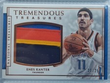 2016-17 Panini National Treasures Tremendous Treasures Enes Kanter #21/25