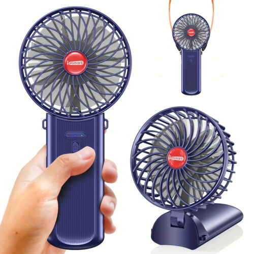 Portable Mini USB Fan – 4-Speed, 2000mAh, Quiet Handheld & Desktop Use