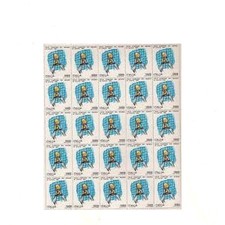 1982 italia repubblica Foglio Intero Calcio mondiali campione d'italia MNH**