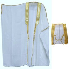 Kid's Arabian Bisht Cloak Arab Dress Thobe Islam Robe Eid Jacket Wedding