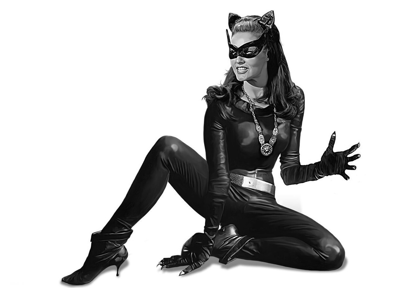 Julie Newmar As Catwoman In Batman Show Poster Picture Photo Print Julie newmar as catwoman in batman show poster picture photo print