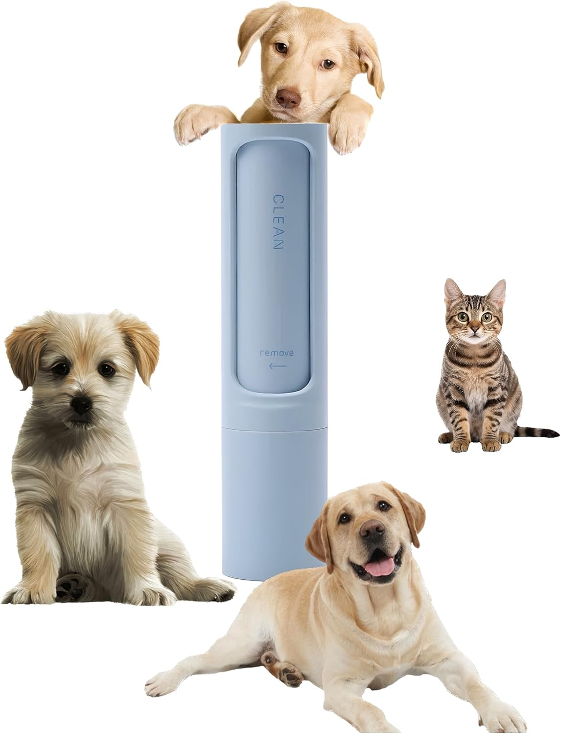 Pet Hair Remover Roller - Lint Roller for Pet Hair - Self Cleaning Dog & Cat Hai
