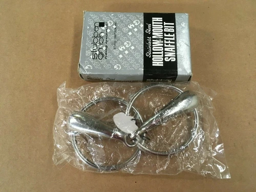 Stubben Hollow Mouth Stainless Loose Ring Snaffle Bit 5 3/4 inch