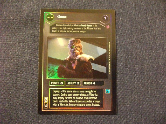 Star Wars CCG Reflections III 3 Foil Snoova | eBay
